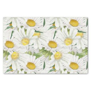 Delightful Daisies Floral Pattern  Tissue Paper
