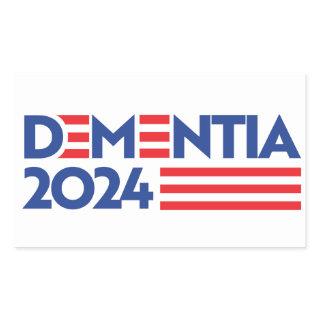 Dementia 2024 rectangular sticker