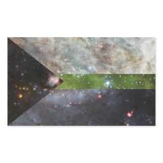 Demiromantic nebula flag stickers