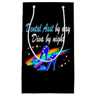 DENTAL ASST BY DAY, DIVA BY NIGHT SMALL GIFT BAG