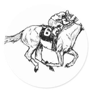 Derby Me Kentucky Classic Round Sticker