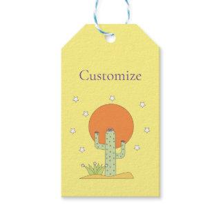 Desert Cactus Sun Thunder_Cove  Gift Tags