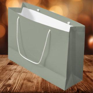 Desert Sage Solid Color Large Gift Bag