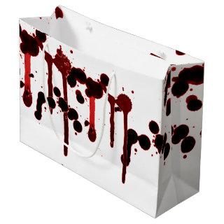 Designer Blood Splatter Large Gift Bag