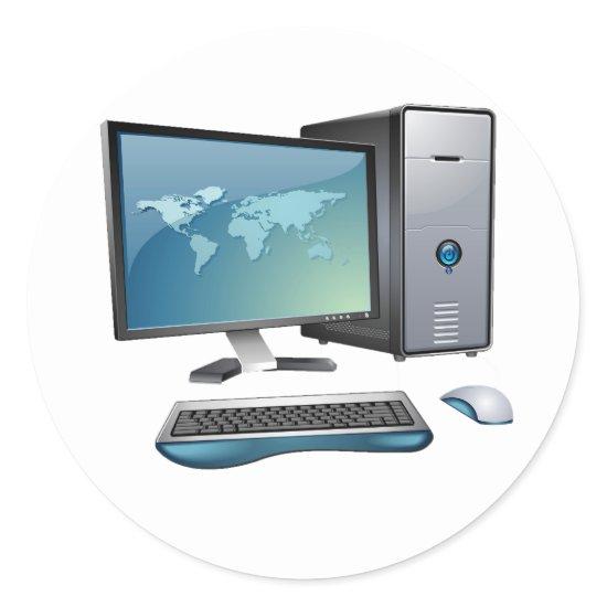 Desktop Computer Stickers
