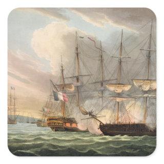 Destruction of the French Fleet in Basque Roads, A Square Sticker