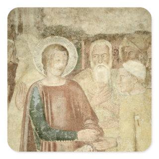 Detail of St. Ranieri in the Holy Land Square Sticker