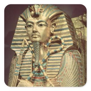 Detail of the second mummiform coffin square sticker