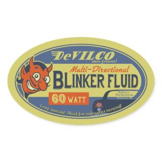 DevilCo Blinker Fluid Oval Sticker
