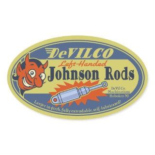 DeVILCO Left-Handed Johnsons Oval Sticker