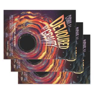 Devoured By Gravity Halloween Hole Black Horror  Sheets