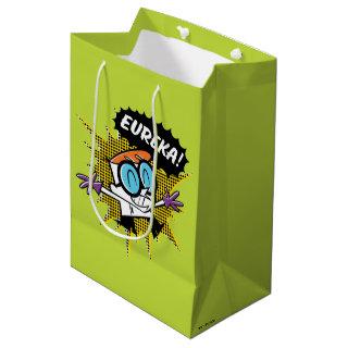 Dexter "Eureka!" Halftone Callout Graphic Medium Gift Bag