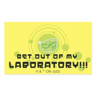 Dexter - Get Out Of My Laboratory!!! Rectangular Sticker