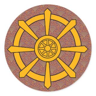Dharma Wheel Classic Round Sticker