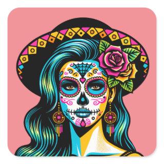 Día de los Muertos Day of the Dead Stickers