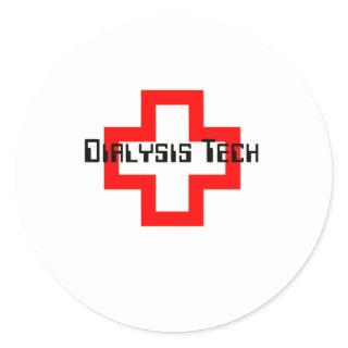 Dialysis Technician Classic Round Sticker