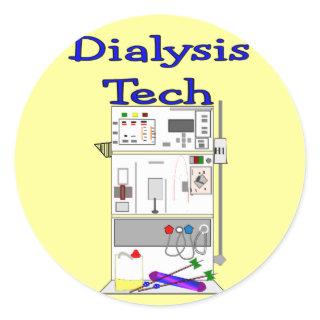 Dialysis Technician--Fresenius Machine Design Classic Round Sticker