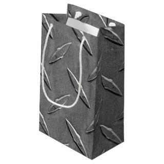Diamond Plate for Him Small Gift Bag