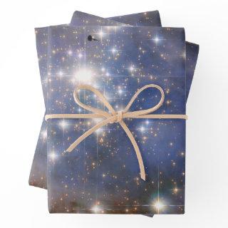 Diamond Stars in Carina Nebula Hubble Space  Sheets