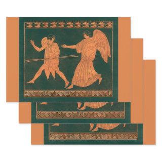 Diana and an Angel, Vintage Roman Mythology  Sheets