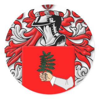 Dibenedetto Coat of Arms Classic Round Sticker