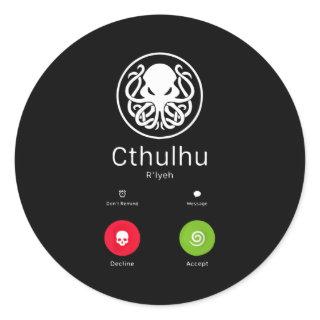 Die Call of Cthulhu Classic Round Sticker