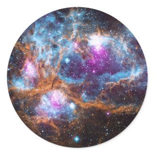 Diffuse Nebula Classic Round Sticker