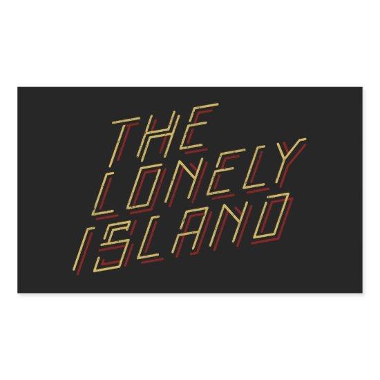 Digital Island Rectangular Sticker