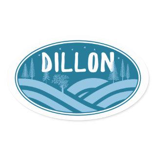 Dillon Colorado Outdoors Oval Sticker