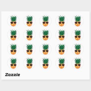 Dinking club, Pickleball pineapple Classic Round Sticker