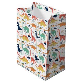 Dino Pattern Medium Gift Bag