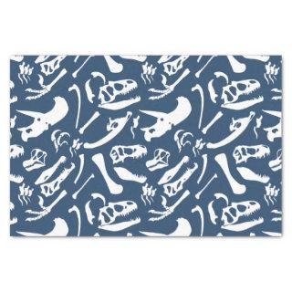 Dinosaur Bones (Blue) Tissue Paper