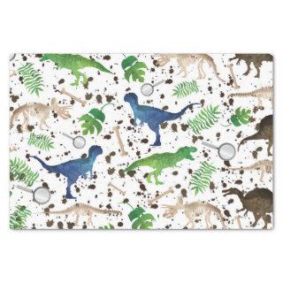 Dinosaur Hunt! Dinosaurs on Safari Boys Kids Tissue Paper