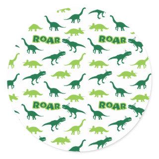 Dinosaur Roar Stickers