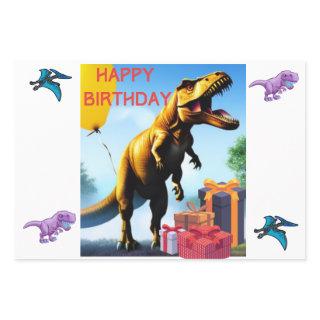 Dinosaur T-Rex  Sheets