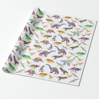 Dinosaurs Colorful Cute Pattern