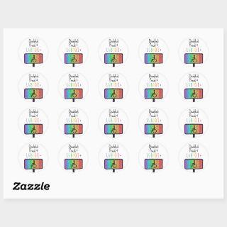 Disability Pride  Classic Round Sticker