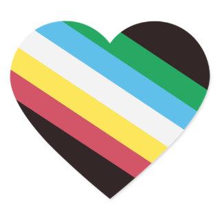 Disability Pride Heart Sticker