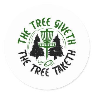 Disc Golf Classic Round Sticker
