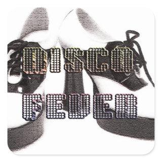 Disco Fever Square Sticker