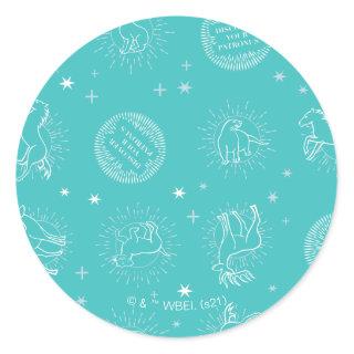 Discover Your Patronus Pattern Classic Round Sticker
