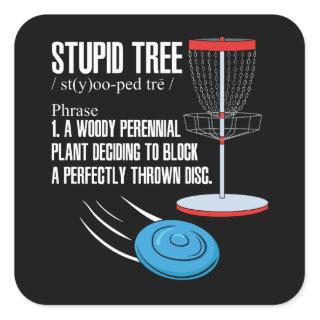 Disk Golf Gifts Square Sticker