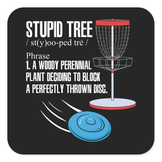 Disk Golf Gifts Square Sticker