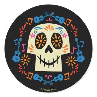 Disney Pixar Coco | Gothic Sugar Skull Classic Round Sticker