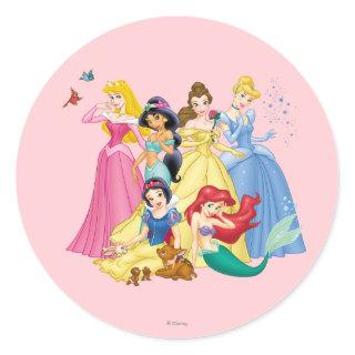 Disney Princess | Birds and Animals Classic Round Sticker