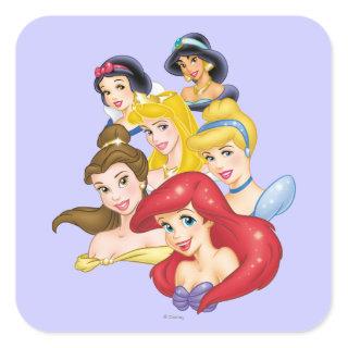 Disney Princess | Princesses Portraits Square Sticker