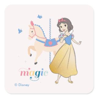 Disney Princess Snow White | Carousel Magic Square Sticker
