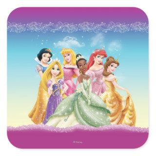 Disney Princess | Tiana Featured Center Square Sticker