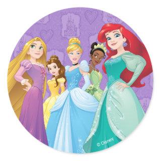 Disney Princesses | Fearless Is Fierce Classic Round Sticker
