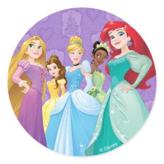 Disney Princesses | Fearless Is Fierce Classic Round Sticker